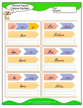 r sesi Grubu Çalışma Sayfaları